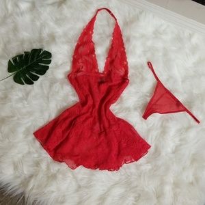 Victoria Secret - red lingerie set